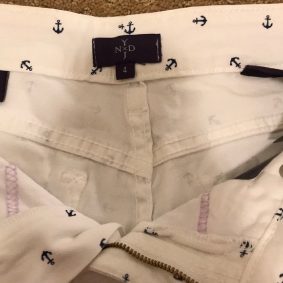 NYDJ White Skinny Ankle Jeans - Picture 3 of 5